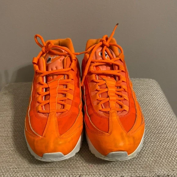 HOT Neon Orange Orange Nike Thea Nike Shoes Neon Orange